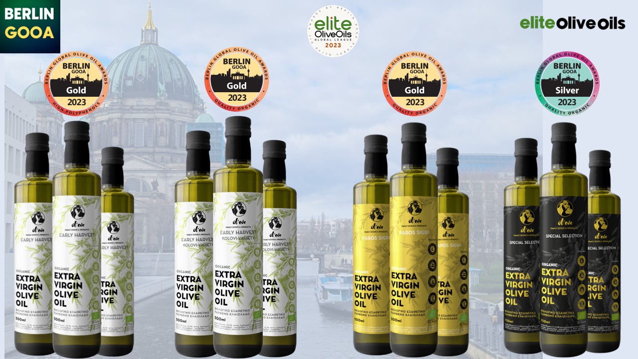Berlin GOOA 2023: χρυσό στα Ol-eve Early Harvest Kalamon, Early Harvest Kolovi και Faros Sigri, ασημένιο στο Special Selection